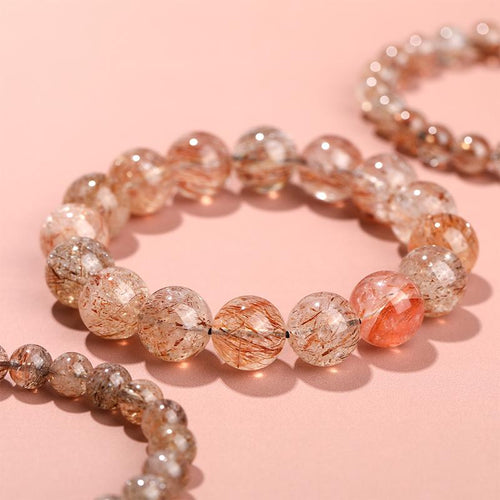 Aurlin Aquarius Natural Energy Crystal Bracelet – Innovation & Humanitarian Vibes – Customizable