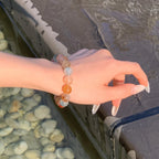 Aurlin Mixed Color Fiber Quartz Bracelet – Joy, Vitality & Creativity