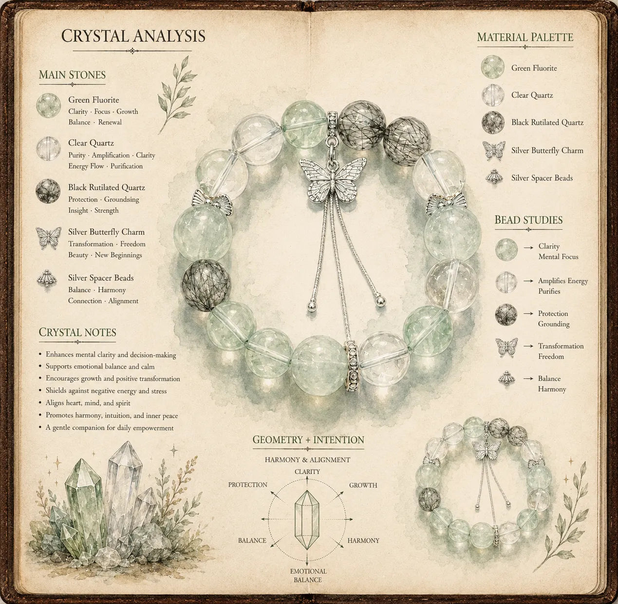Design Your Energy Companion — One-of-a-Kind Crystal Bracelet