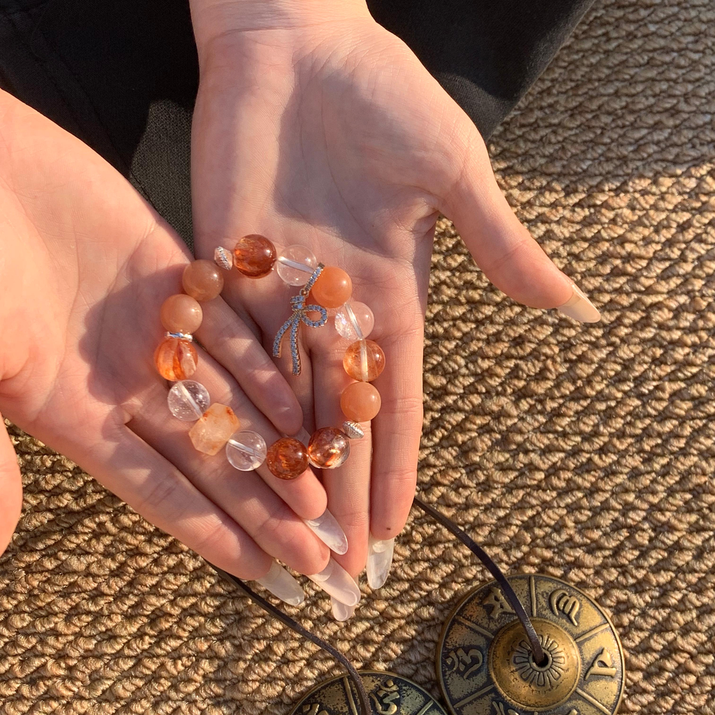 Aurlin Sacral Chakra Energy Crystal Bracelet – Emotional Healing · Creativity · Life Passion