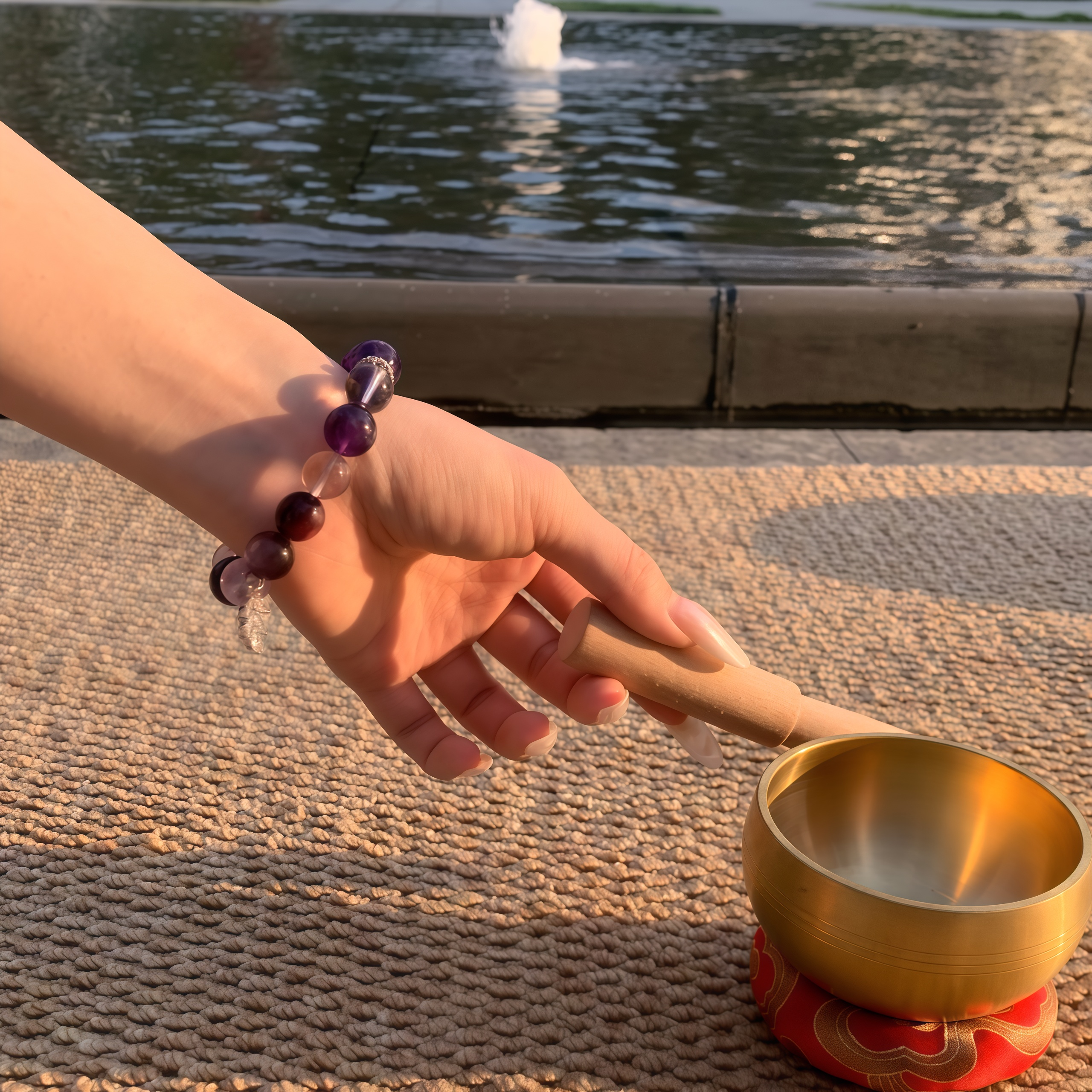 Aurlin Third Eye Chakra Energy Crystal Bracelet – Intuition · Insight · Mental Clarity