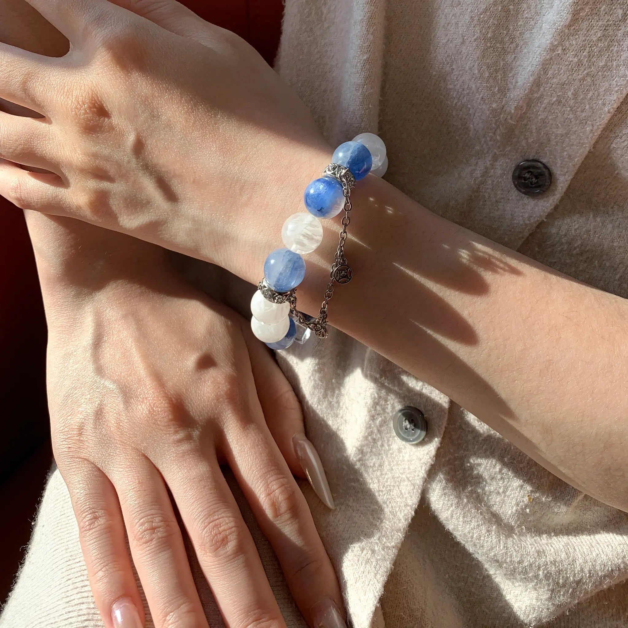 Aurlin Communication & Expression Crystal Bracelet