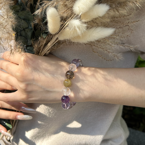 Aurlin Aries Natural Energy Crystal Bracelet –  Confidence & Drive