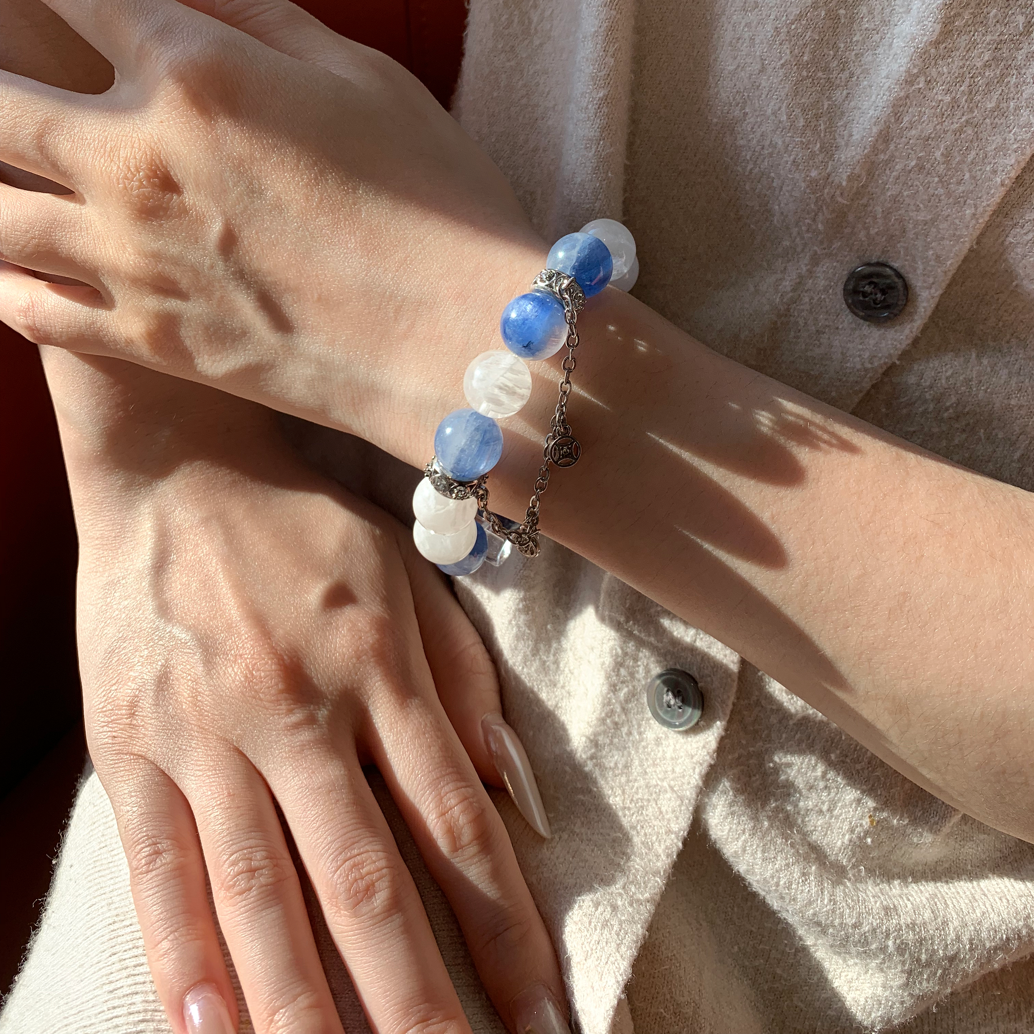 Aurlin Communication & Expression Crystal Bracelet
