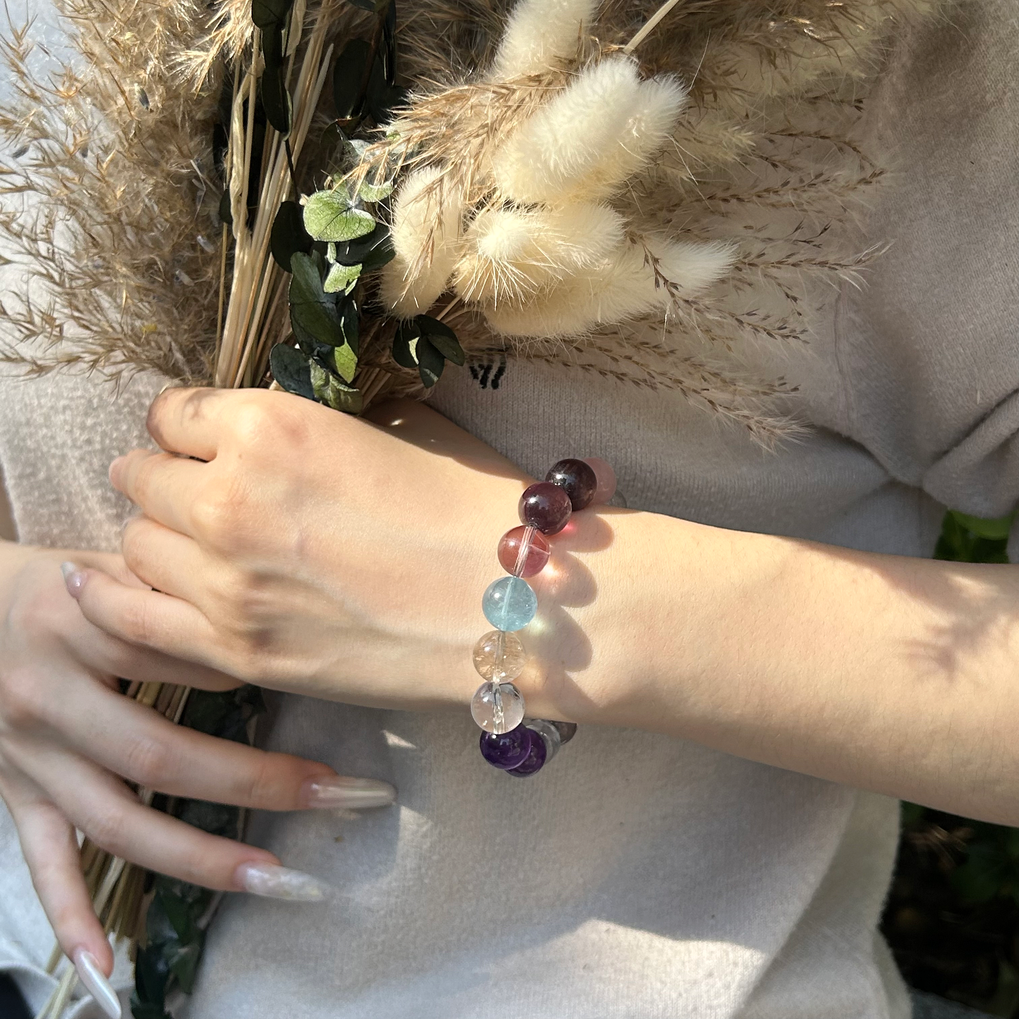 Aurlin Libra Natural Energy Crystal Bracelet – Balance & Harmonious Relationships