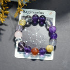 Aurlin Sagittarius Natural Energy Crystal Bracelet – Adventure & Optimism