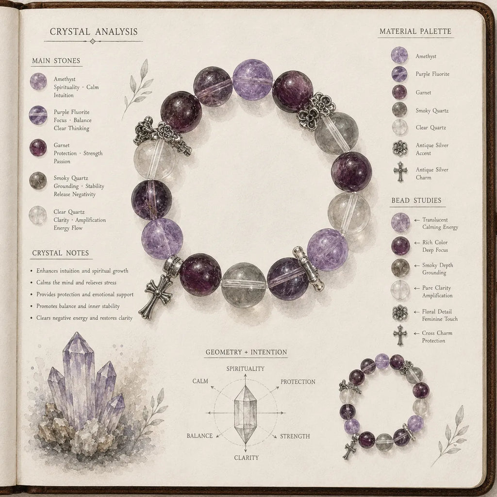 Design Your Energy Companion — One-of-a-Kind Crystal Bracelet