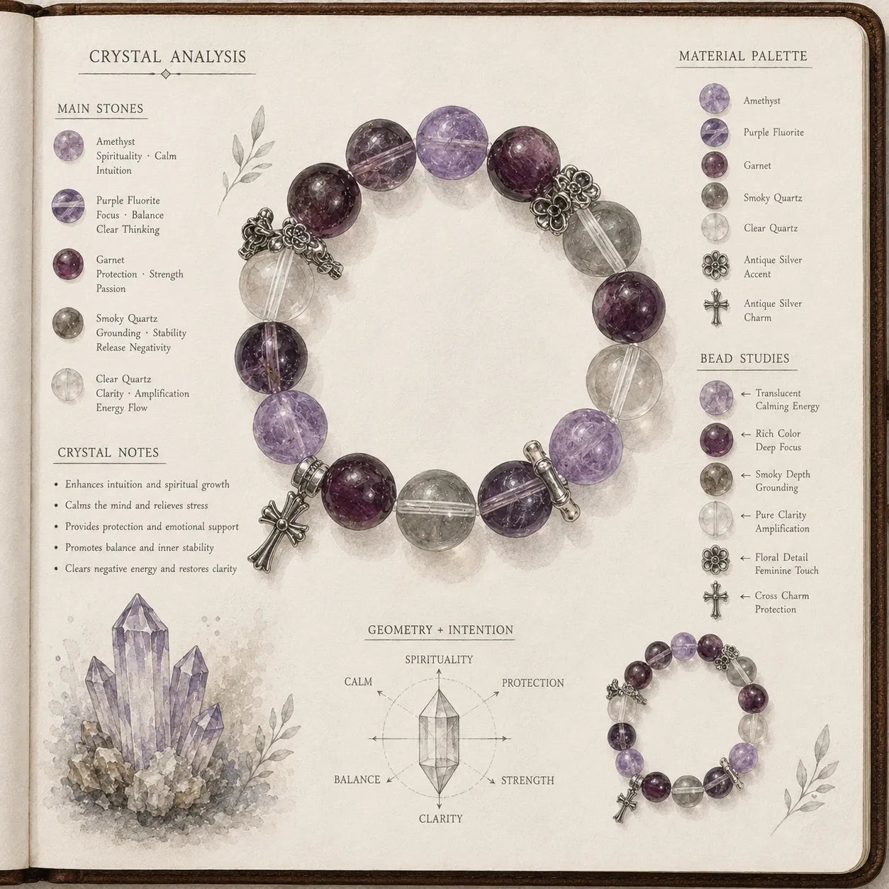 Design Your Energy Companion — One-of-a-Kind Crystal Bracelet