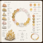 Aurlin Taurus Natural Energy Crystal Bracelet – Stability & Abundance