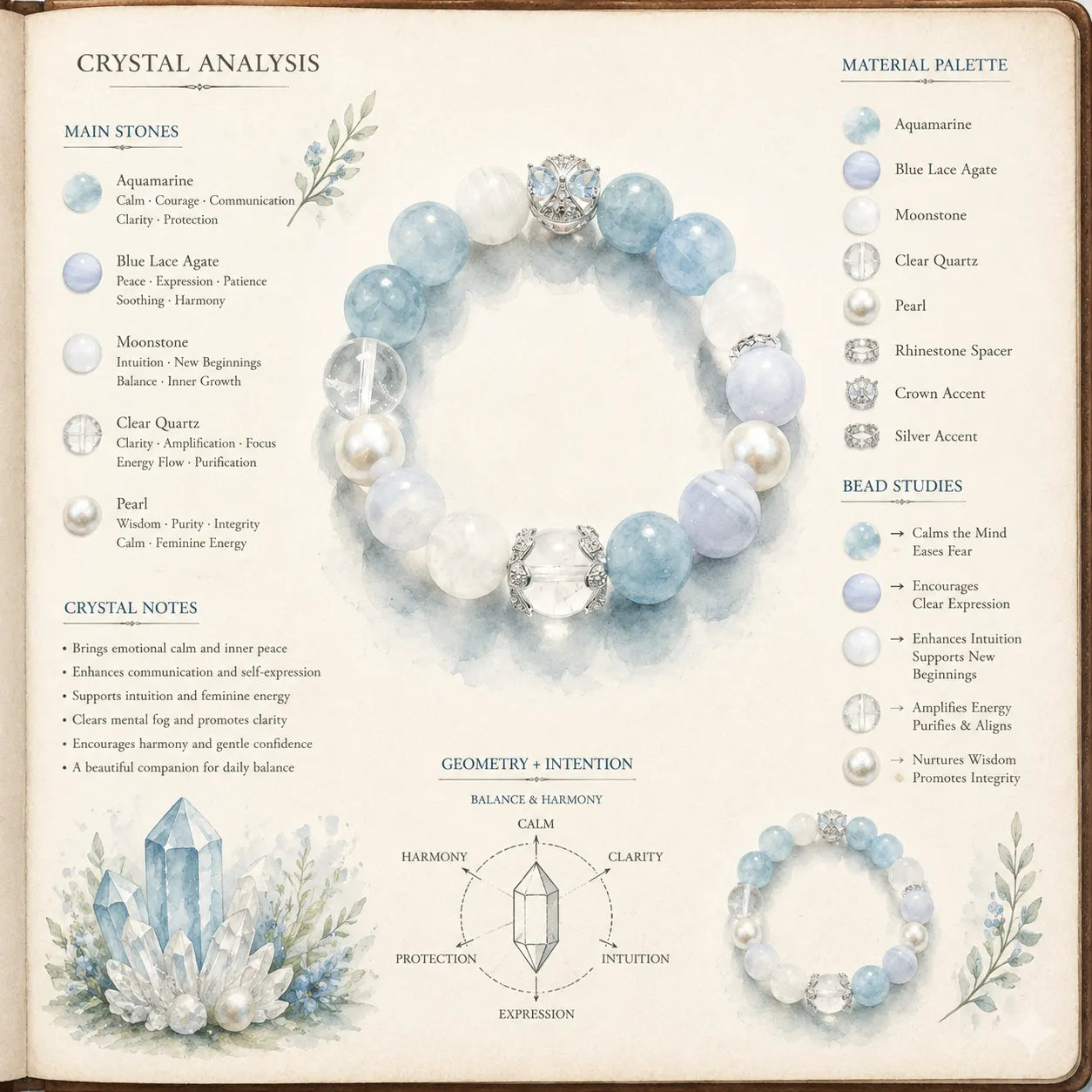 Design Your Energy Companion — One-of-a-Kind Crystal Bracelet