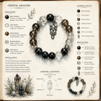 Aurlin Root Chakra Energy Crystal Bracelet – Stability · Security · Grounding