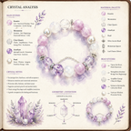 Aurlin Crown Chakra Energy Crystal Bracelet – Spiritual Awakening · Cosmic Connection · Inner Peace