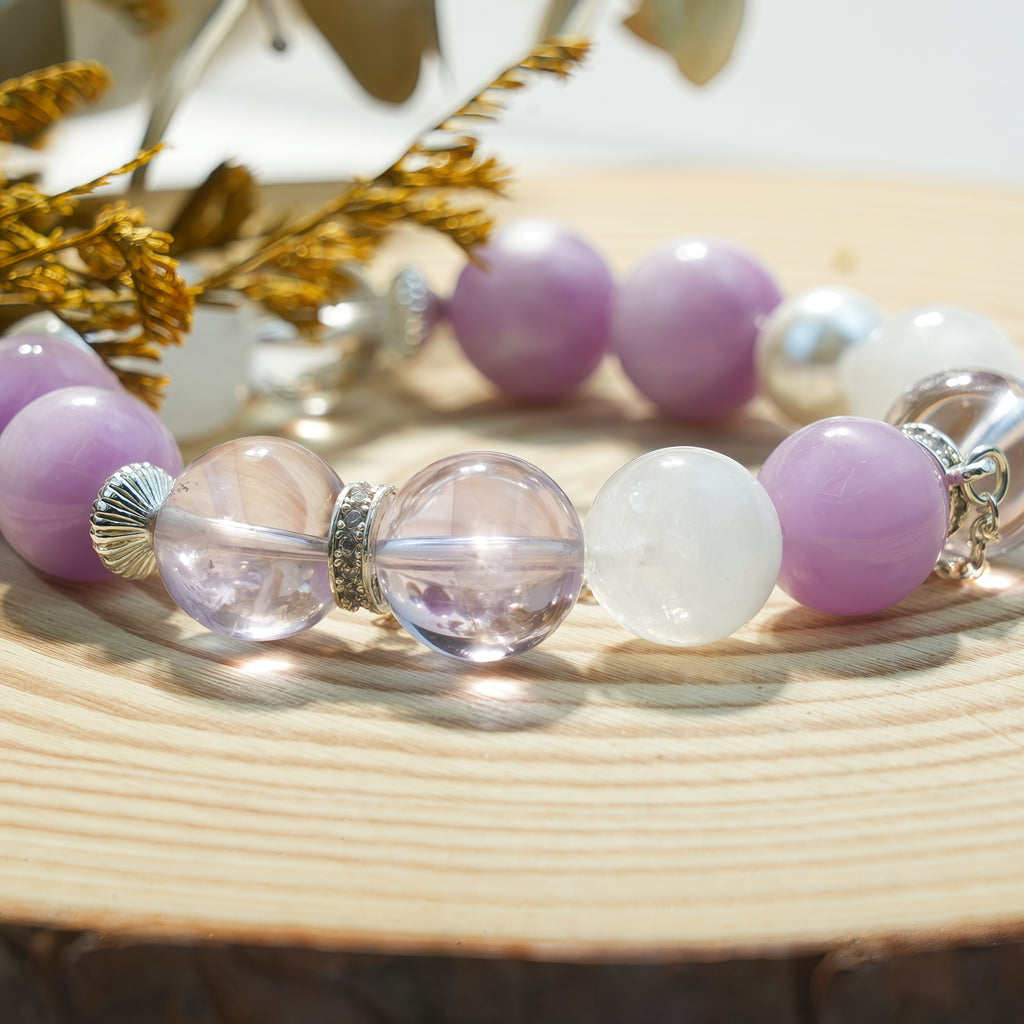 Aurlin Crown Chakra Energy Crystal Bracelet – Spiritual Awakening · Cosmic Connection · Inner Peace
