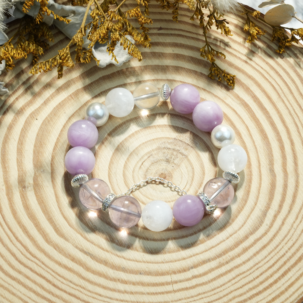 Aurlin Crown Chakra Energy Crystal Bracelet – Spiritual Awakening · Cosmic Connection · Inner Peace