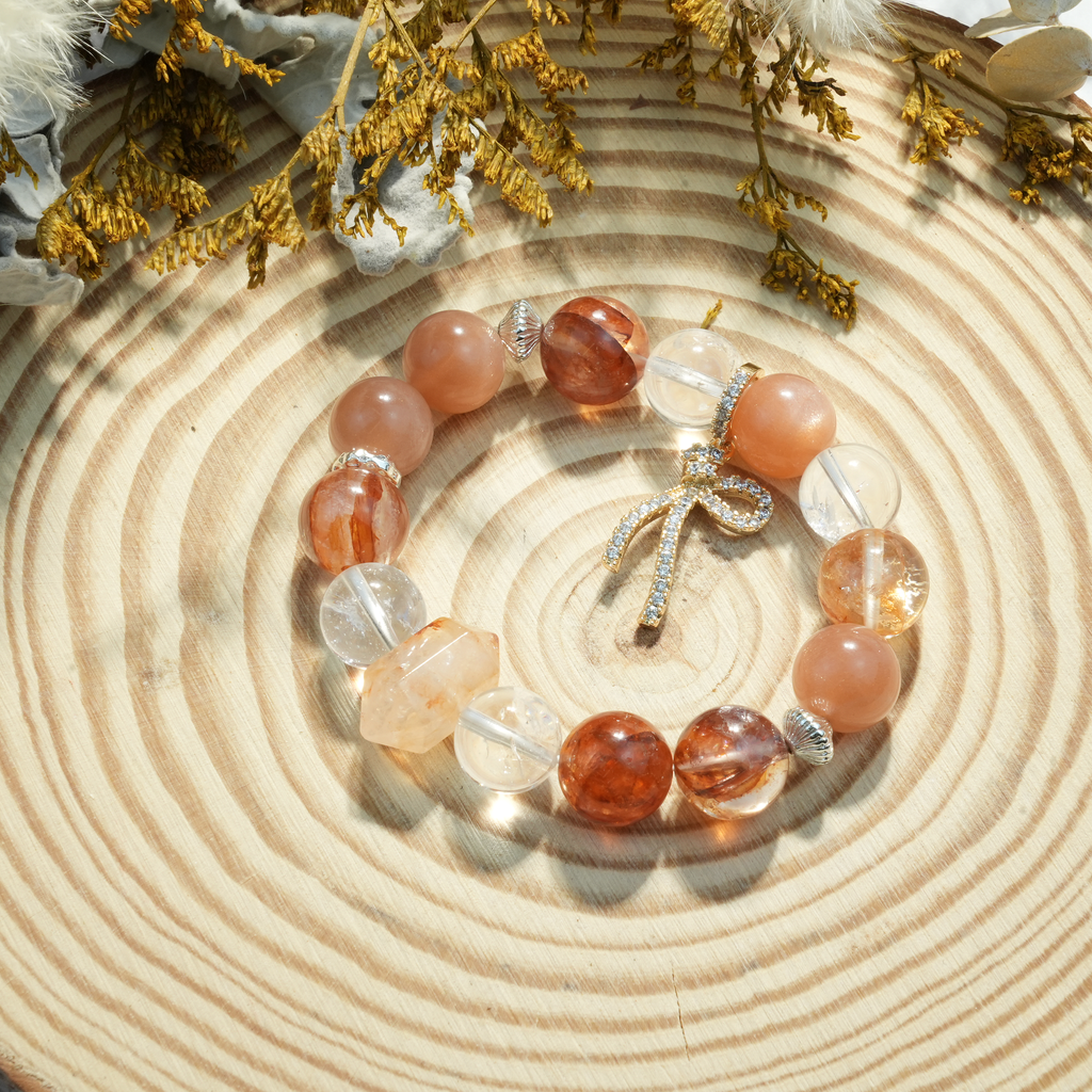 Aurlin Sacral Chakra Energy Crystal Bracelet – Emotional Healing · Creativity · Life Passion