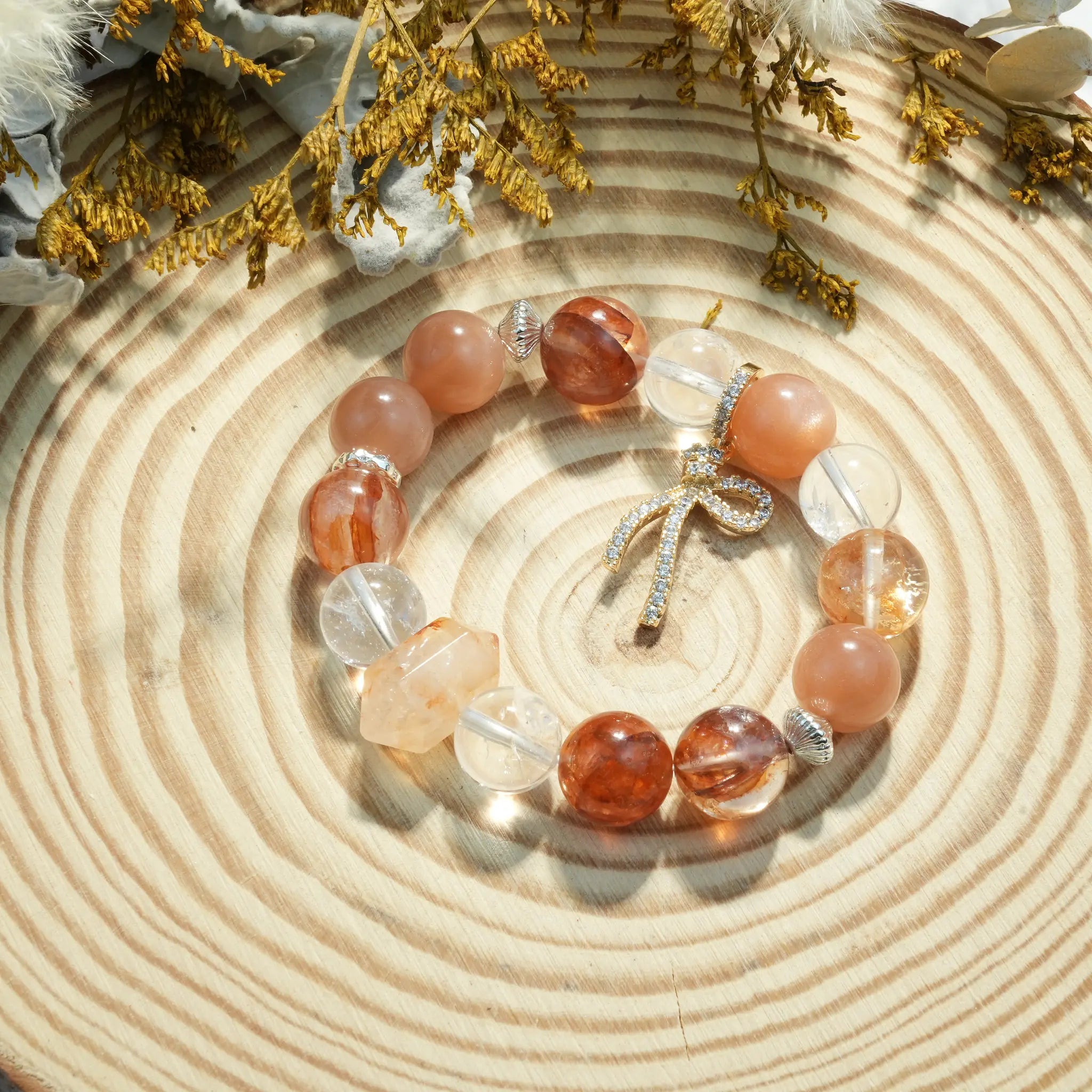 Aurlin Sacral Chakra Energy Crystal Bracelet – Emotional Healing · Creativity · Life Passion