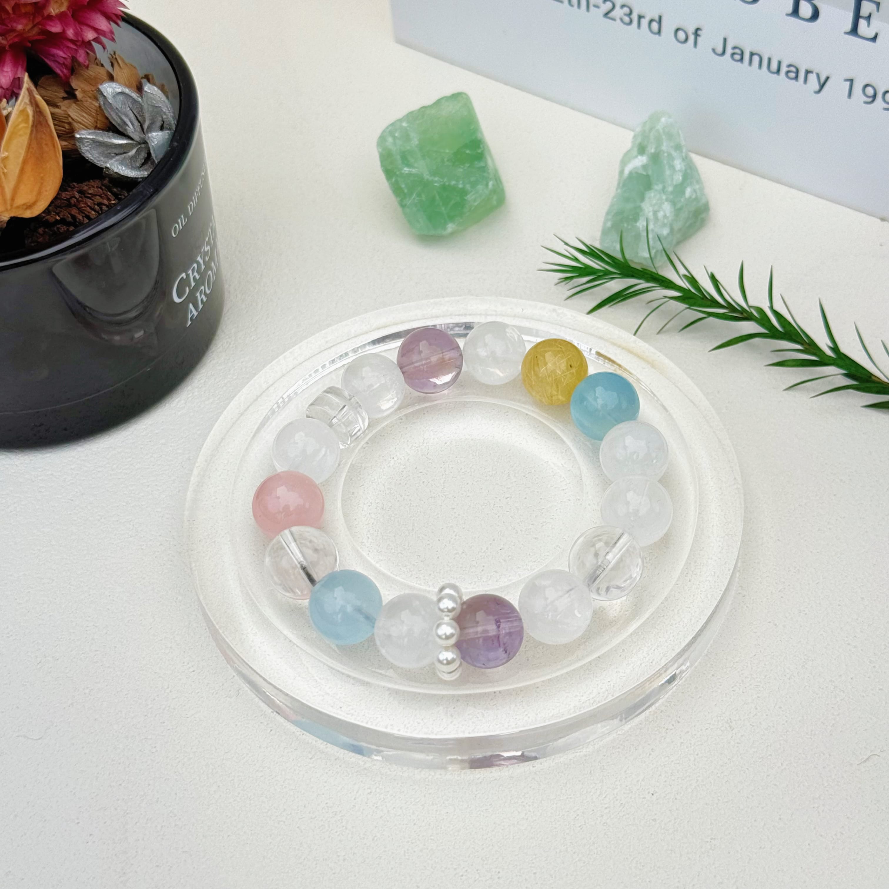 Aurlin Aurlin Aries Natural Energy Crystal Bracelet – Confidence & Ambition