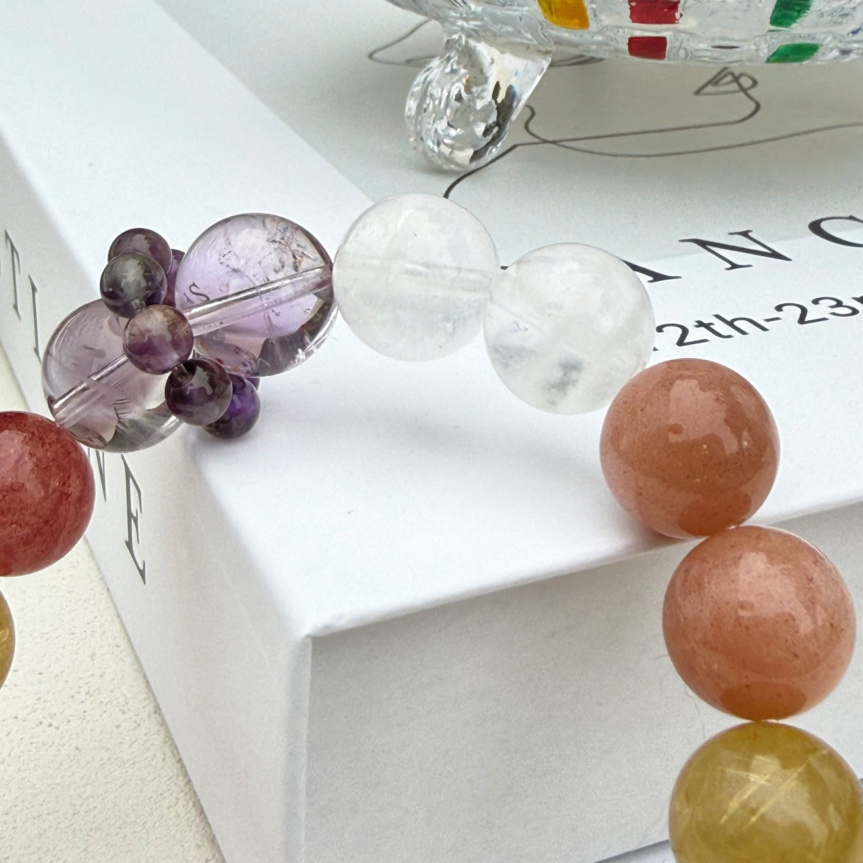 Aurlin Aurlin Cancer Natural Energy Crystal Bracelet – Emotional Healing & Intuition
