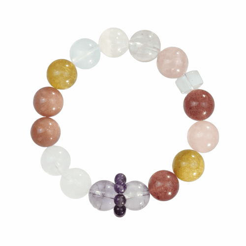 Aurlin Aurlin Cancer Natural Energy Crystal Bracelet – Emotional Healing & Intuition