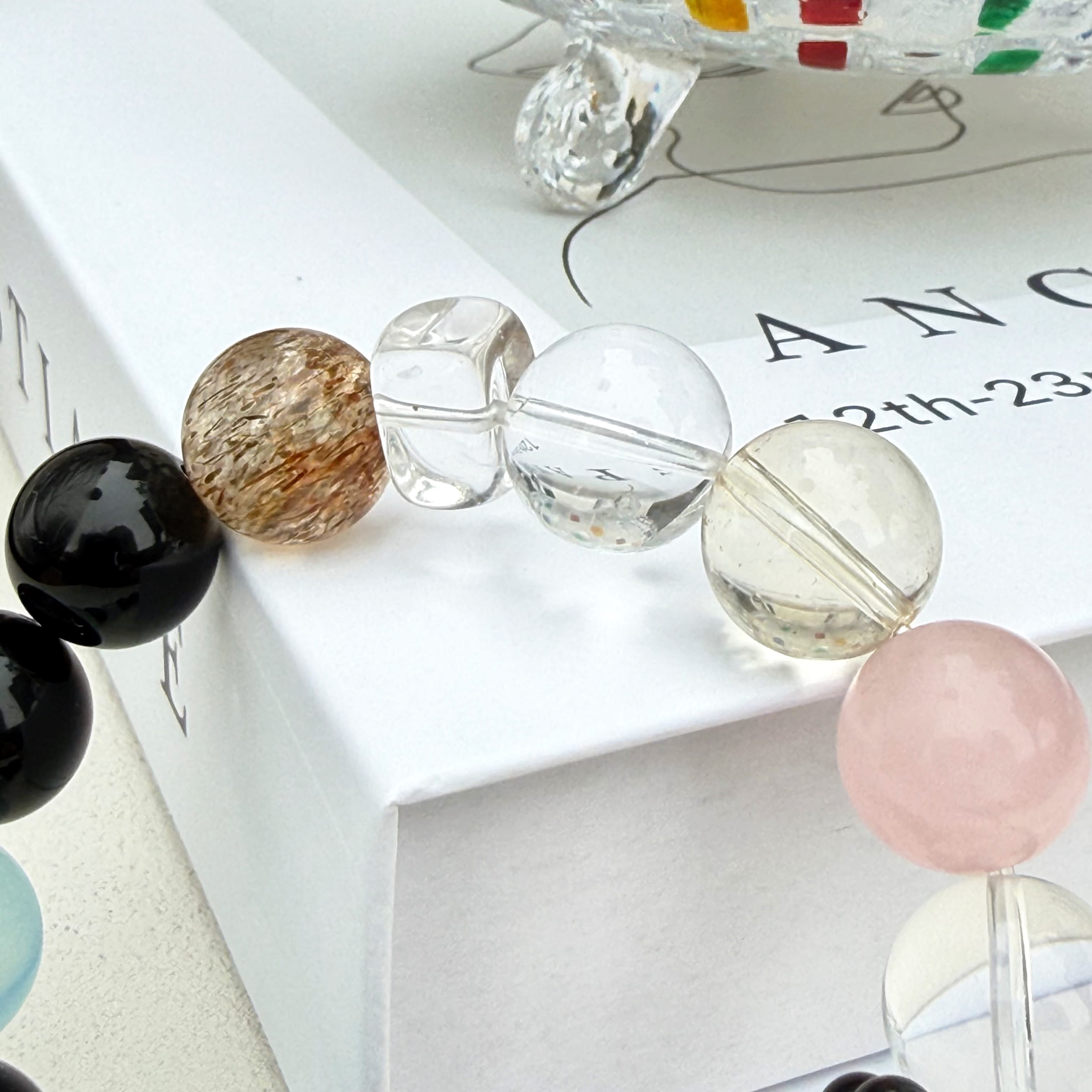 Aurlin Aurlin Gemini Natural Energy Crystal Bracelet – Clarity & Communication