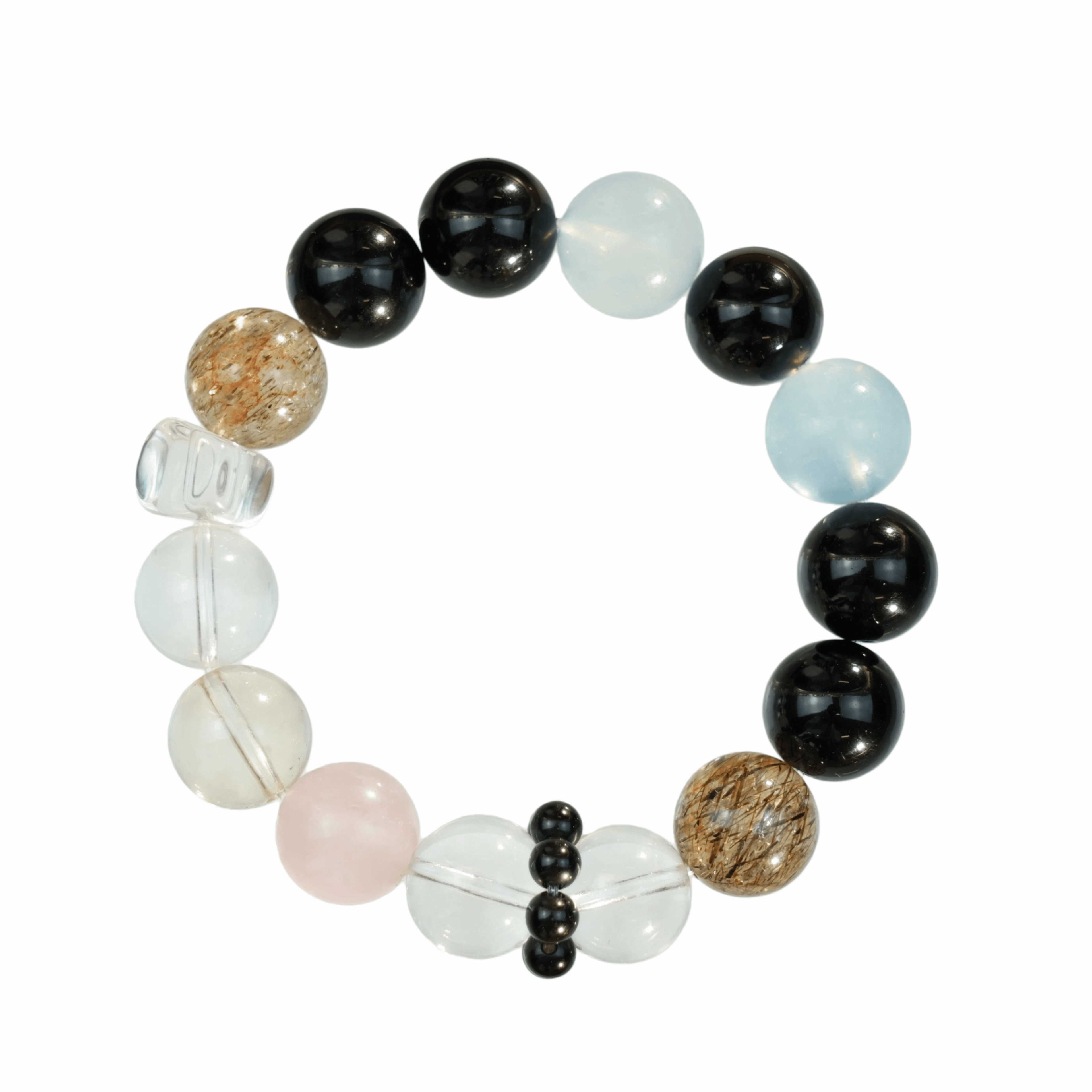 Aurlin Aurlin Gemini Natural Energy Crystal Bracelet – Clarity & Communication