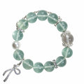Aurlin Aurlin Growth & Healing Bracelet – Green Fluorite & Clear Quartz