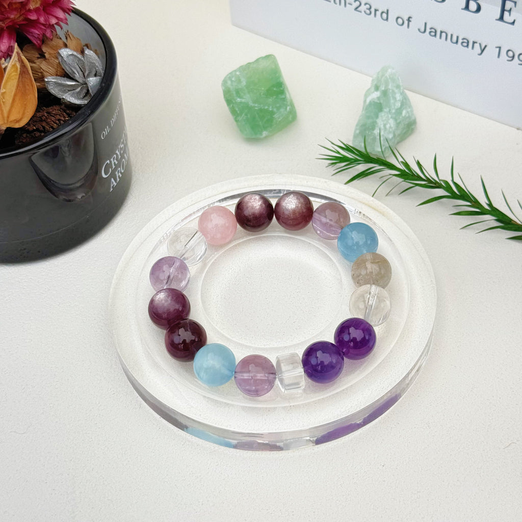 Aurlin Aurlin Libra Natural Energy Crystal Bracelet – Balance & Harmonious Relationships