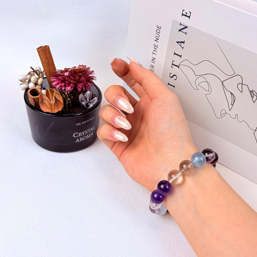 Aurlin Aurlin Libra Natural Energy Crystal Bracelet – Balance & Harmonious Relationships