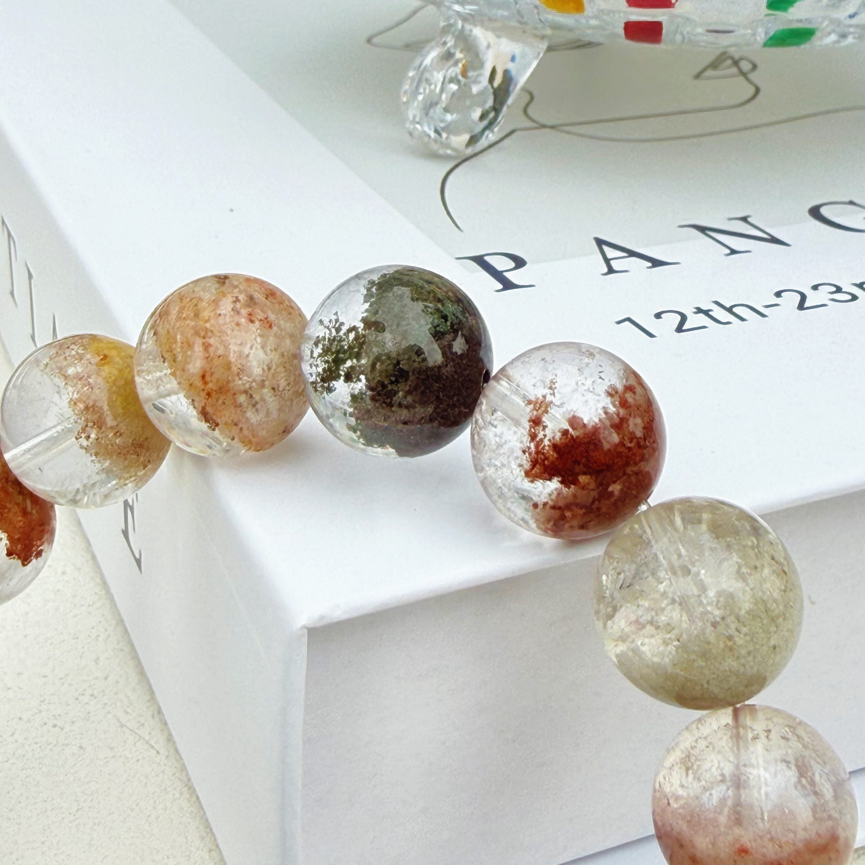 Aurlin Aurlin Mixed Color Phantom Quartz Bracelet – Growth, Abundance & Spiritual Evolution
