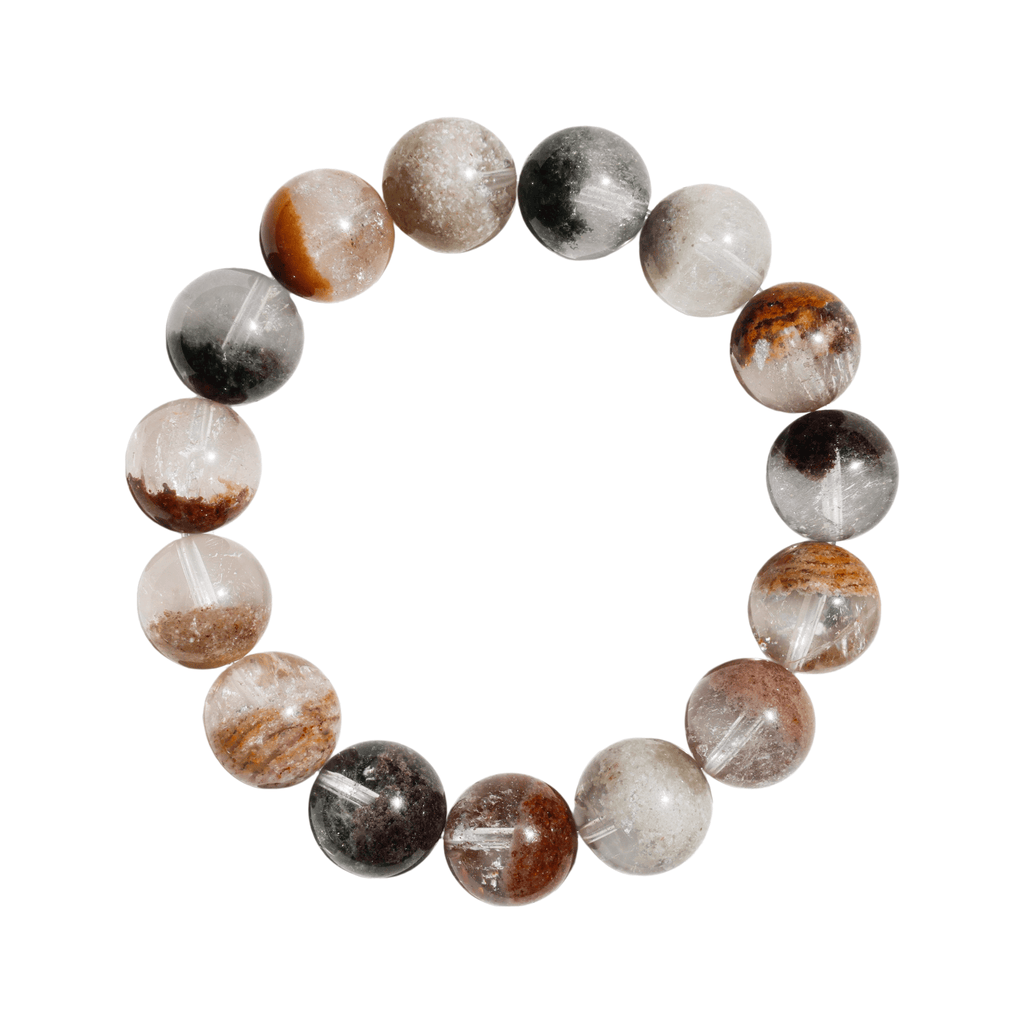 Aurlin Aurlin Mixed Color Phantom Quartz Bracelet – Growth, Abundance & Spiritual Evolution