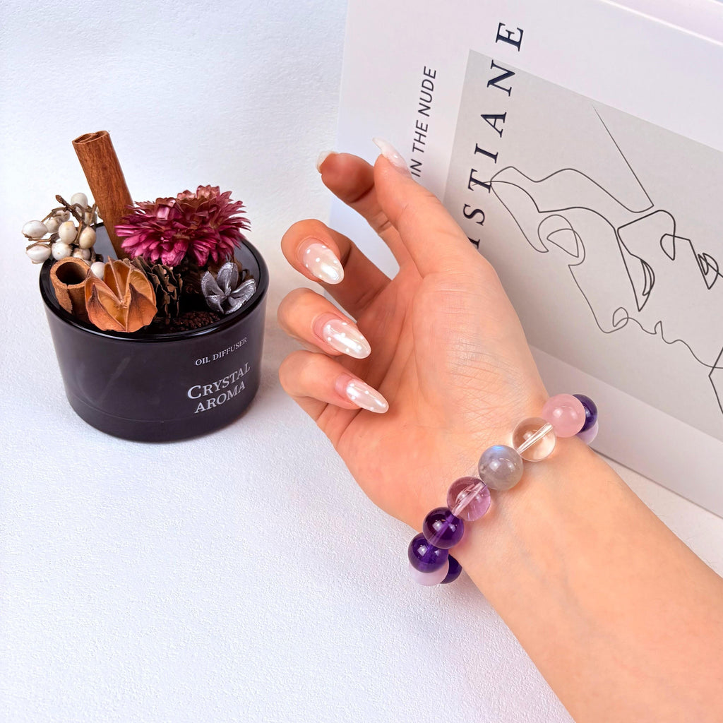 Aurlin Aurlin Scorpio Natural Energy Crystal Bracelet – Transformation & Inner Power