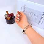 Aurlin Aurlin Stability & Transformation Bracelet – Smoky Quartz, Silver Sheen Obsidian, Gold Rutile & Black Tourmaline