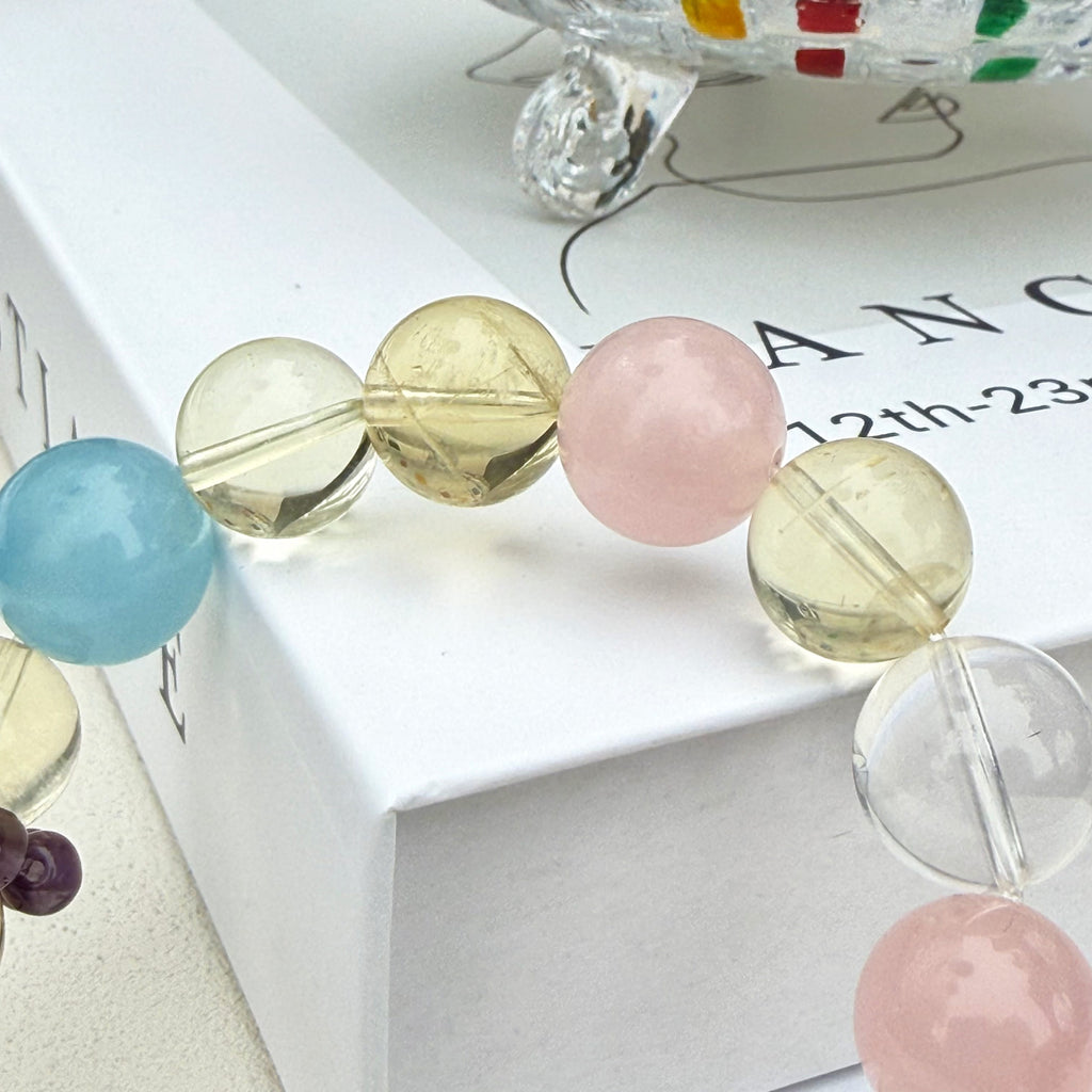 Aurlin Aurlin Virgo Natural Energy Crystal Bracelet – Grounding & Practical Wisdom