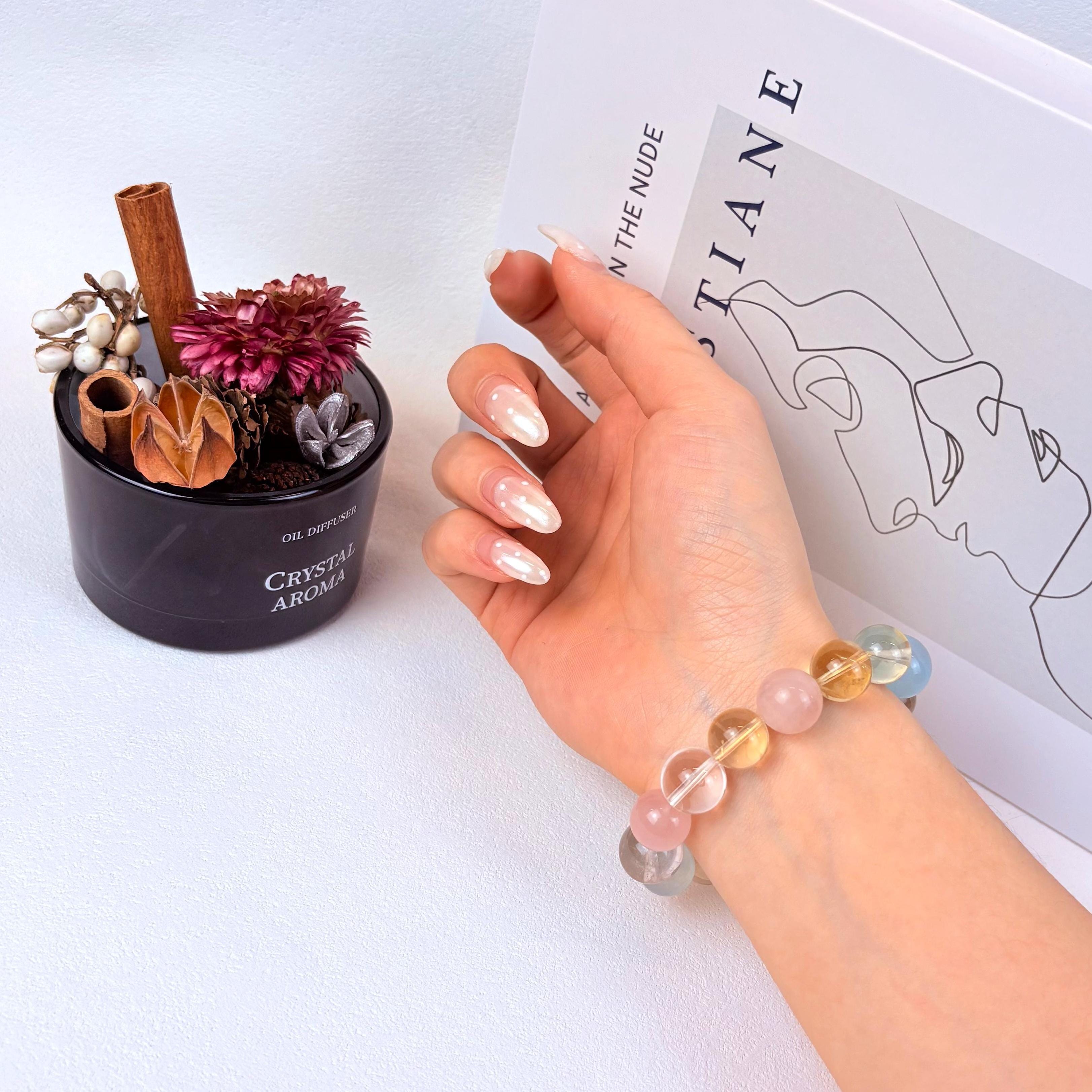 Aurlin Aurlin Virgo Natural Energy Crystal Bracelet – Grounding & Practical Wisdom