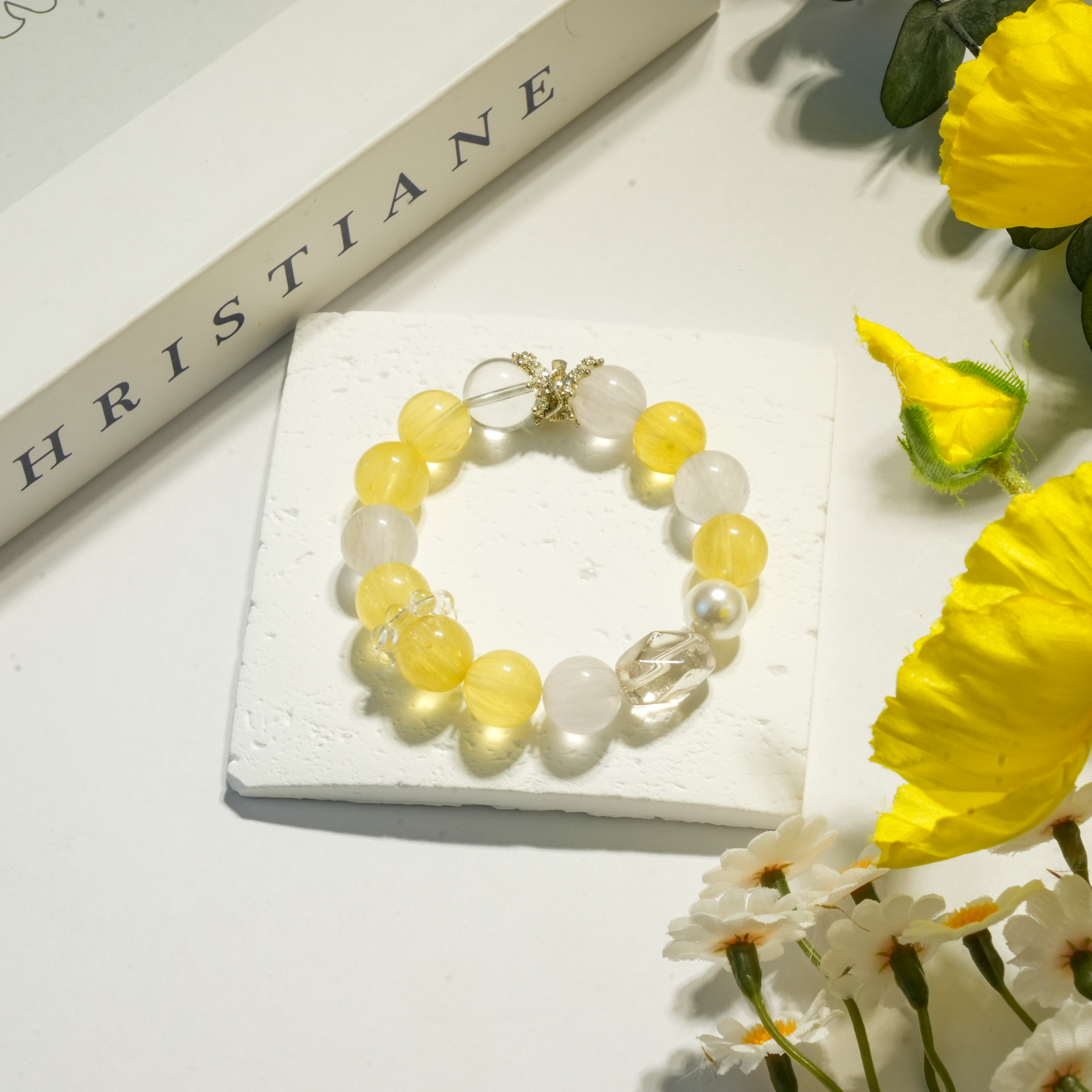 Aurlin Wealth & Abundance Crystal Bracelet
