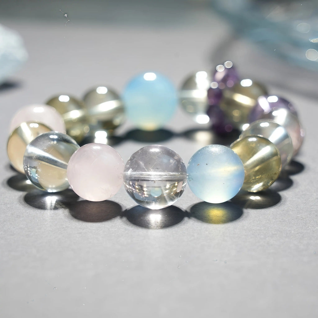 Aurlin Pisces Natural Energy Crystal Bracelet – Intuition & Spiritual Connection