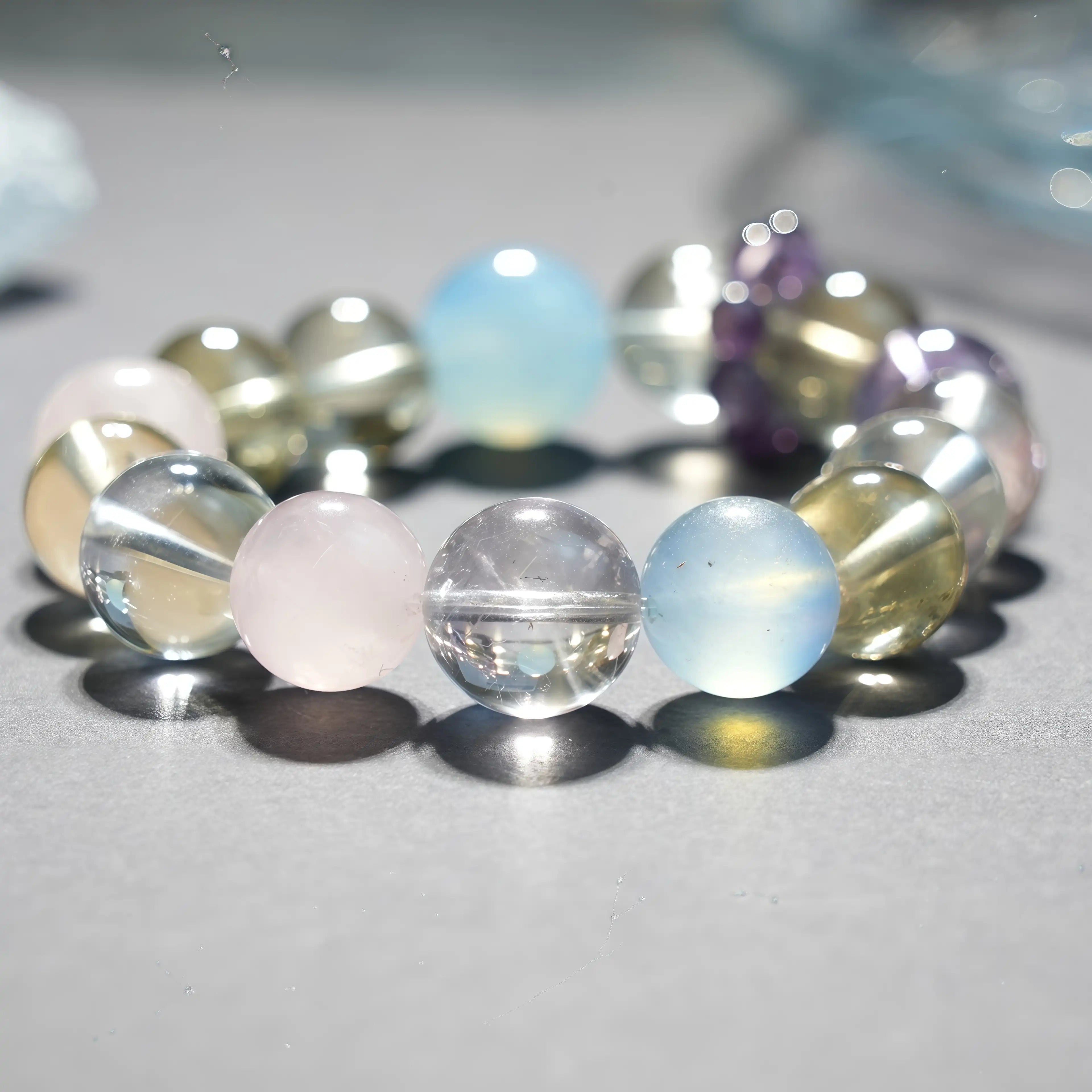 Aurlin Pisces Natural Energy Crystal Bracelet – Intuition & Spiritual Connection